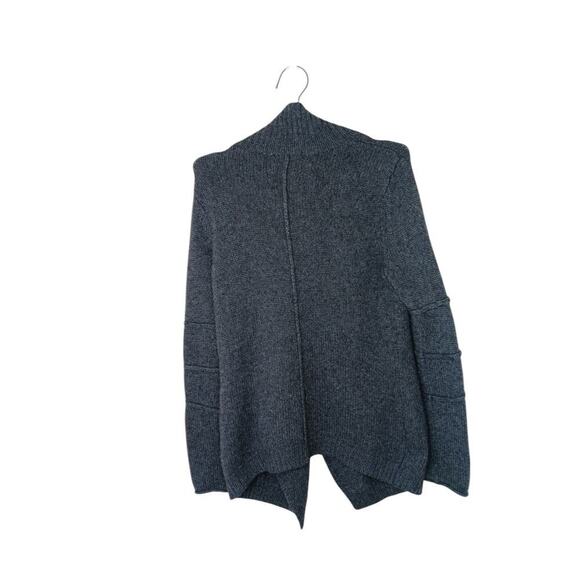 Brochu Walker 100% Cashmere Gray Knit Cardigan Sweater Jacket Size SP - Picture 9 of 16